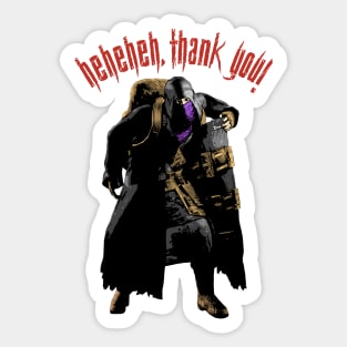 RE4 Merchant Line Sticker